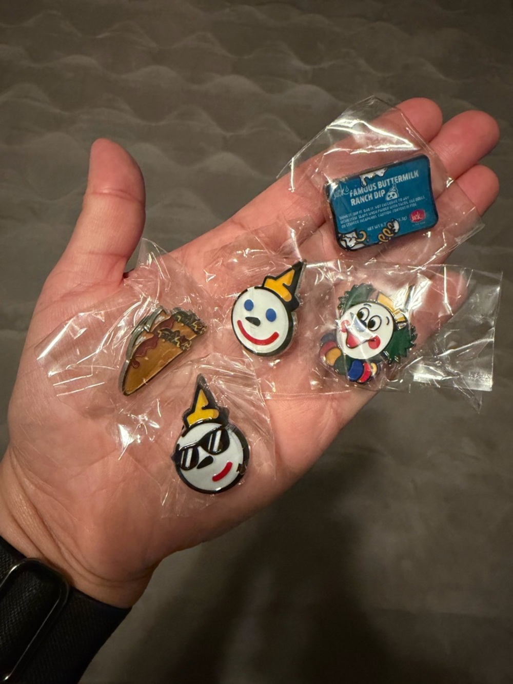 Jack in the Box Enamel Pin Set - (5)